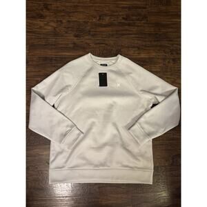 NEW Hurley Raglan Sweat Pullover Crewneck Performance Sweatshirt Ivory Men’s L